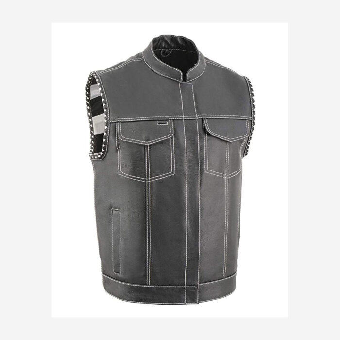 Motorbike Leather Vests