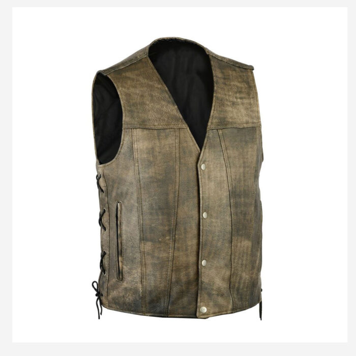 Motorbike Leather Vests